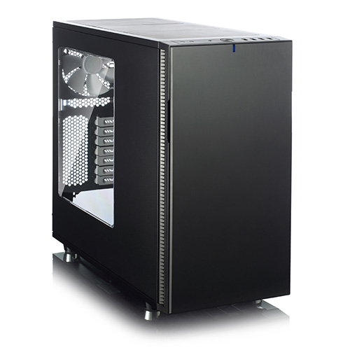 Fractal Define 7 Quiet Mid Tower, EATX, <strong>White with tempered glass window</strong>