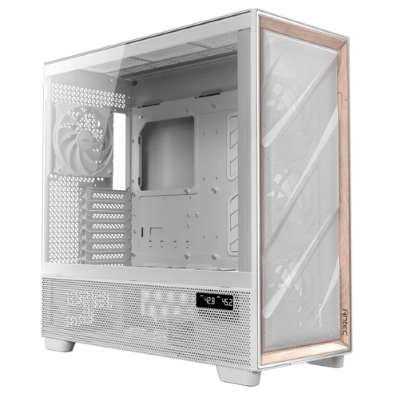 Antec Flux Pro | White Tempered Glass | <b>Front IO:</b> 1x USB Type-C + 2x USB Type-A + 1x 3.5mm Combo Audio Jacks | <b>Fans:</b> 3x 120mm + 4x 140mm