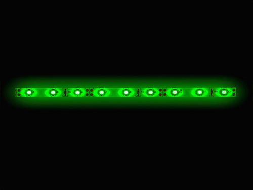 <strong>Intense Green LED</strong> Custom Chassis Lighting