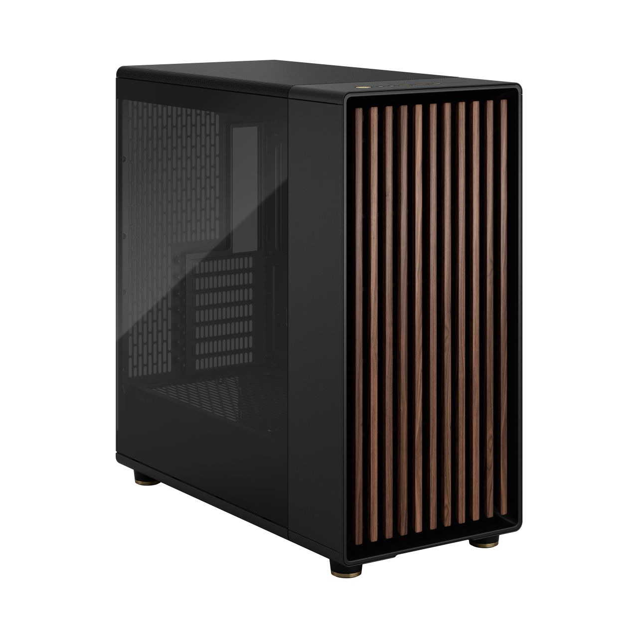 Fractal North XL | Black Tempered Glass | <b>Front IO:</b> 1x USB Type-C + 2x USB Type-A + 2x 3.5mm In/Out Audio Jacks | <b>Fans:</b> 3x 120mm + 4x 140mm